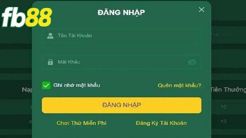 Hướng dẫn đăng nhập FB88