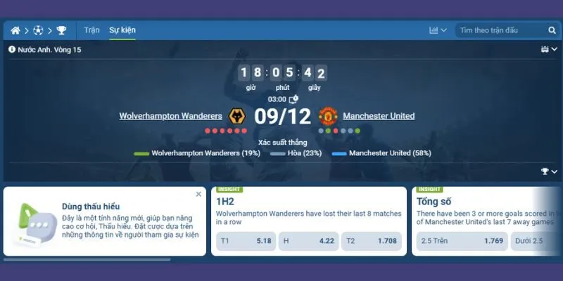 Đặt cược các trận đấu nóng siêu tốc, ổn định