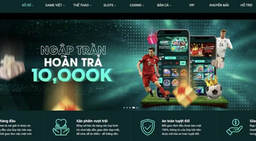 Khuyến mãi hoàn trả 1,5% cho tất cả các sảnh cược tại 8Day