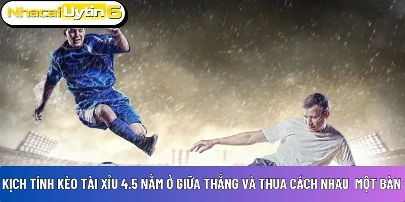 Kịch tính kèo tài xỉu 4.5 