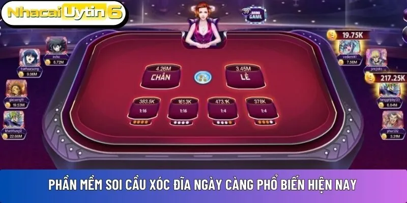 Phần mềm soi cầu Xóc Đĩa ngày càng phổ biến hiện nay