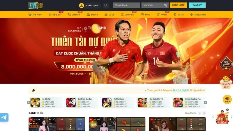 Trang chủ nhà cái bóng đá uy tín FV88